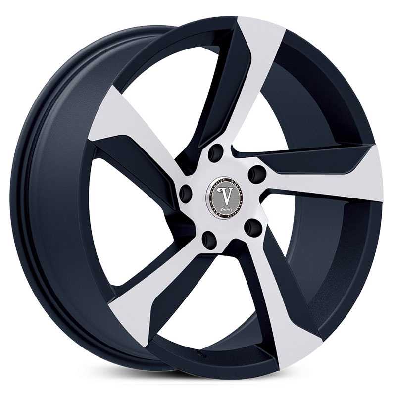 Velocity VW-29A  Wheels Black & Milled