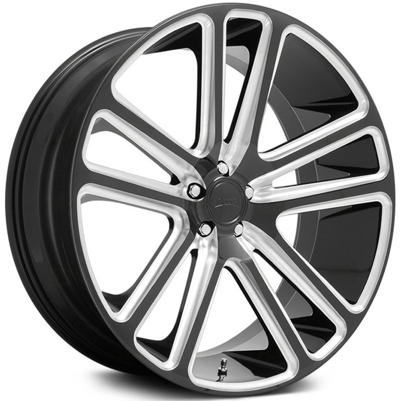 Dub S255 Flex  Wheels Gloss Black Milled