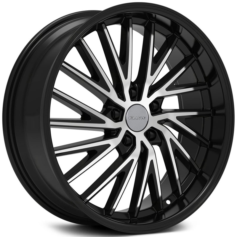 Elure 053  Wheels Black w/ Machined Face