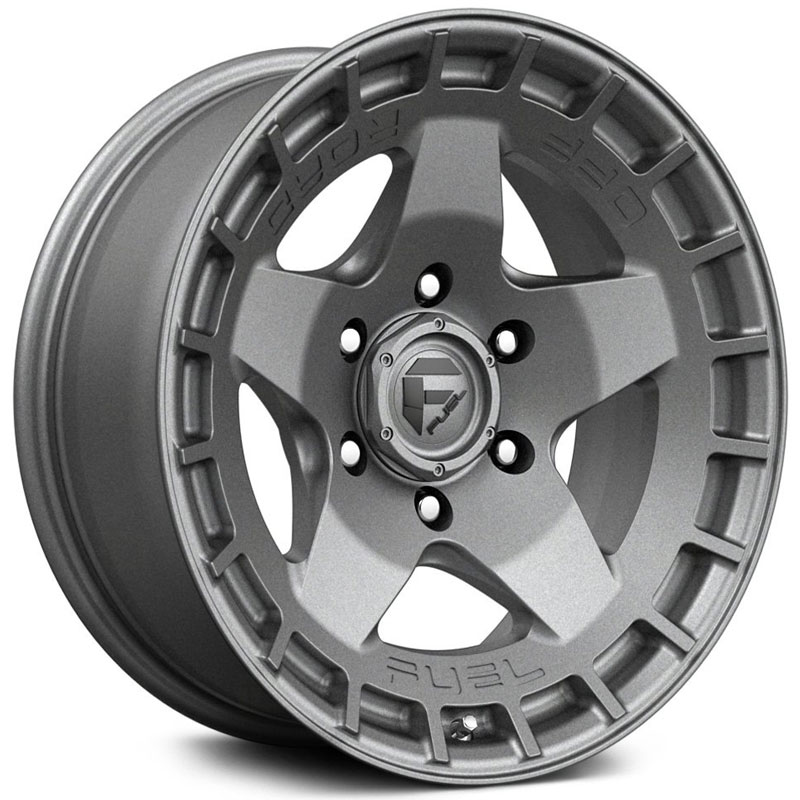 Fuel D734 Warp  Wheels Matte Gunmetal