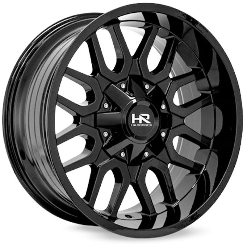 Hardrock Offroad H709 Commander  Wheels Gloss Black Milled