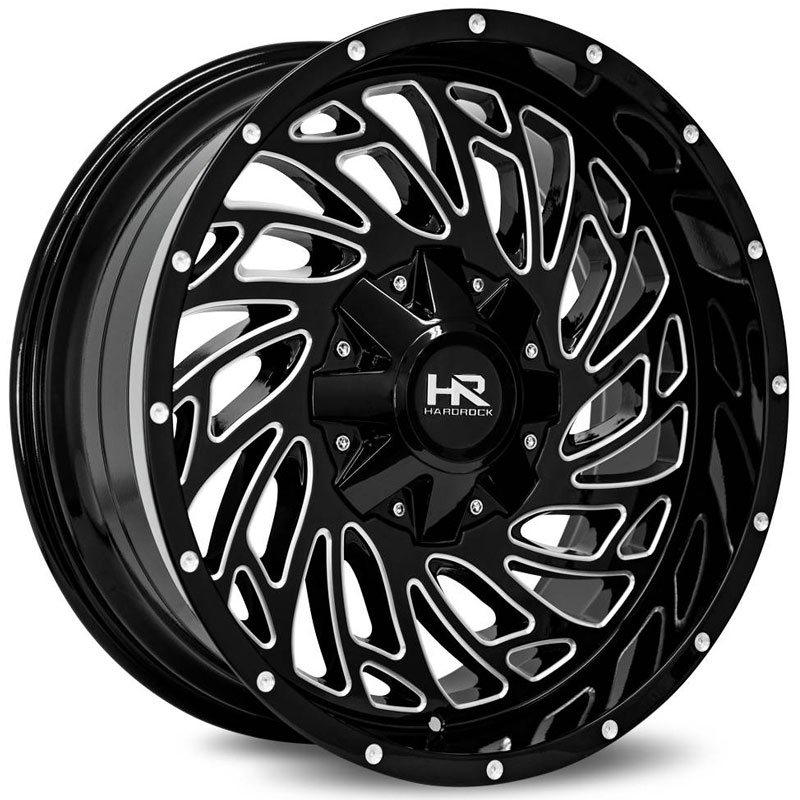 Hardrock Offroad H710 Attack  Wheels Gloss Black