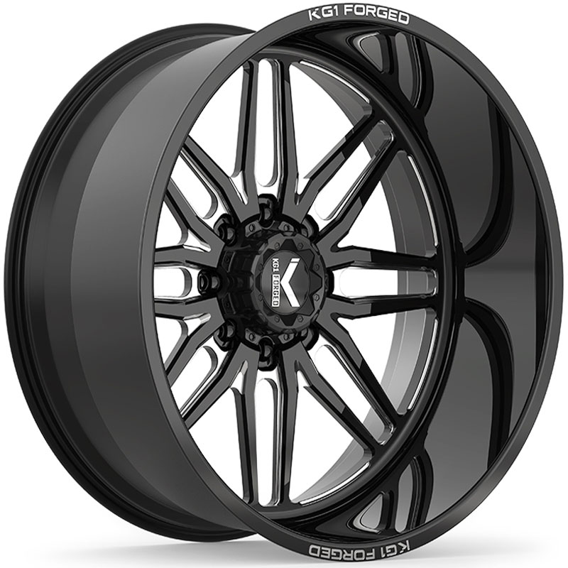 KG1 Forged KF002 Aristo  Wheels Gloss Black Machined