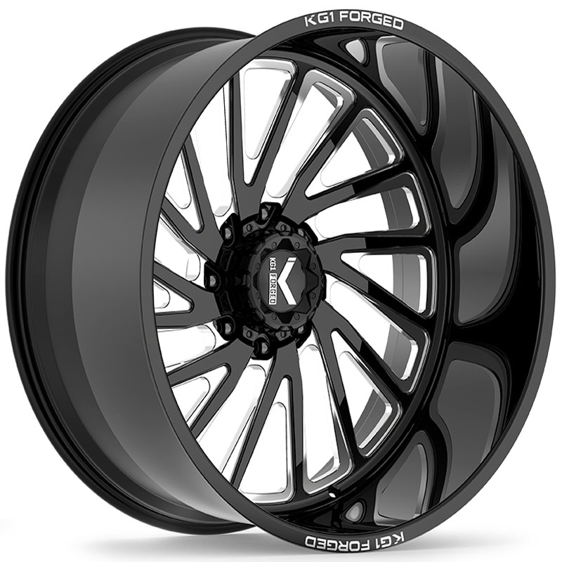 KG1 Forged KF004 Vile  Wheels Gloss Black Machined