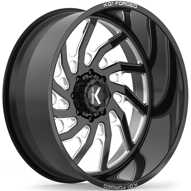 KG1 Forged KF006 Bounty  Wheels Gloss Black Machined