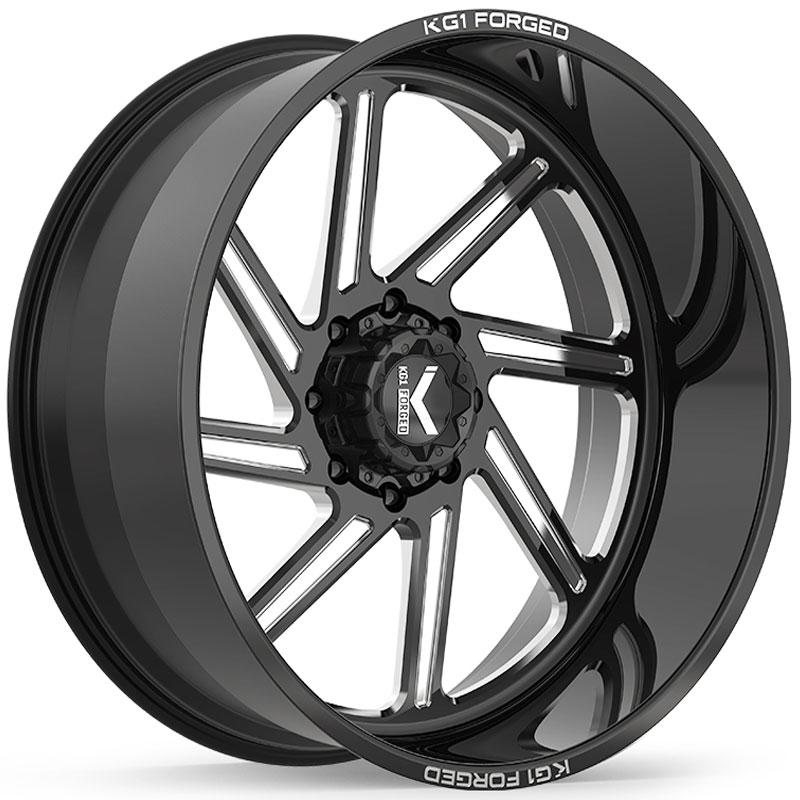 KG1 Forged KF011 Spool  Wheels Gloss Black Machined