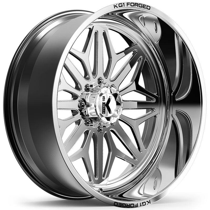 KG1 Forged KF014 Snow  Wheels Polished