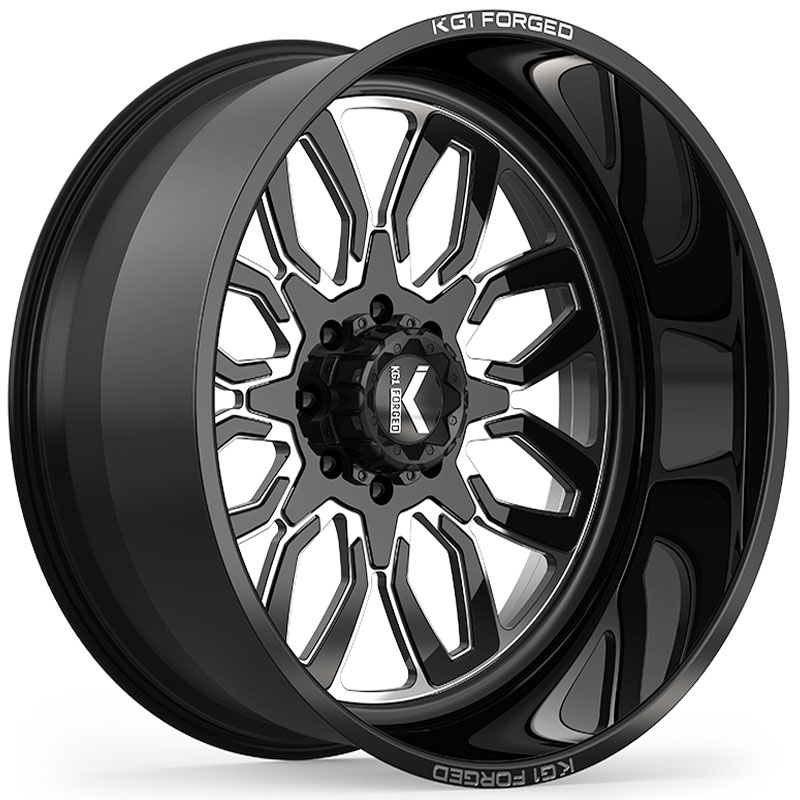 KG1 Forged KF015 Gear  Wheels Gloss Black Machined