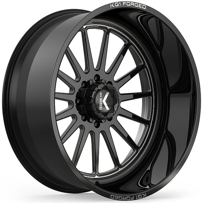 KG1 Forged KF016 Rays  Wheels Gloss Black Machined