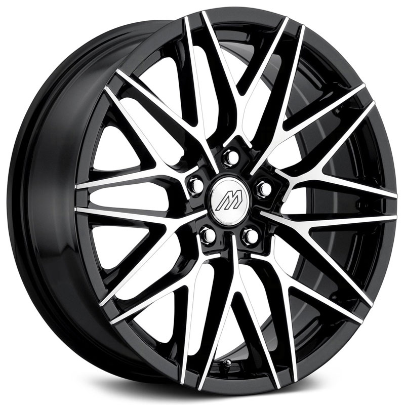 Mach MP.40  Wheels Gloss Black Machined