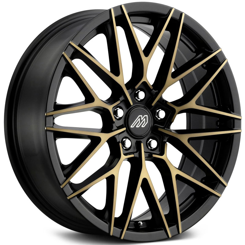 Mach MP.40  Wheels Matte Black w/ Bronze Face