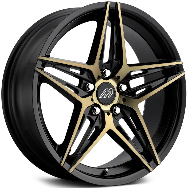 Mach MP.56  Wheels Matte Black w/ Bronze Face