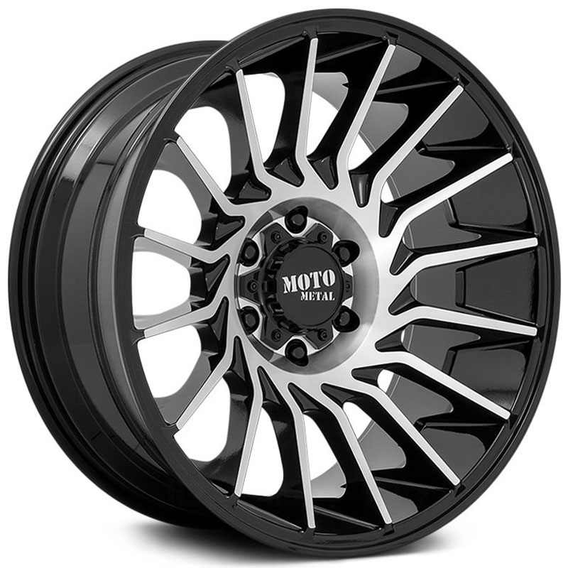 Moto Metal MO807 Shockwave  Wheels Gloss Black Machined