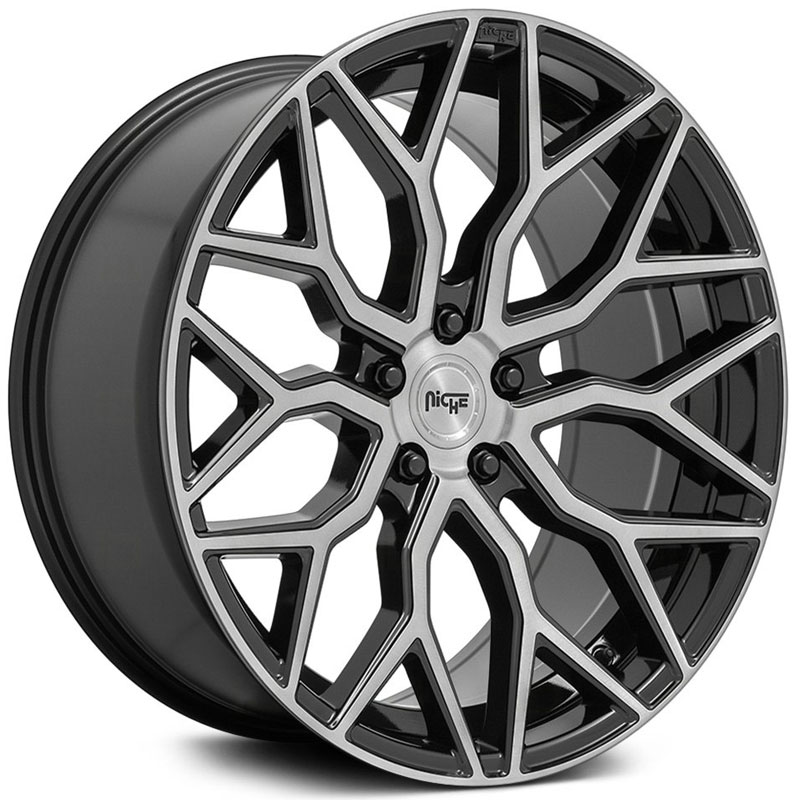 Niche M262 Mazzanti  Wheels Gloss Black w/ Brushed Face