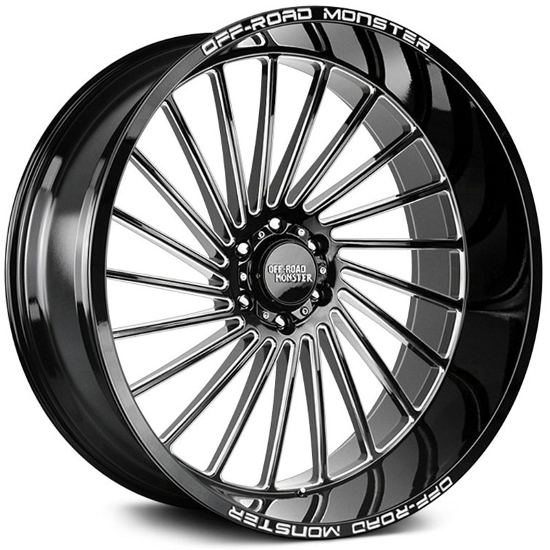 Off-Road Monster M27  Wheels Gloss Black Milled