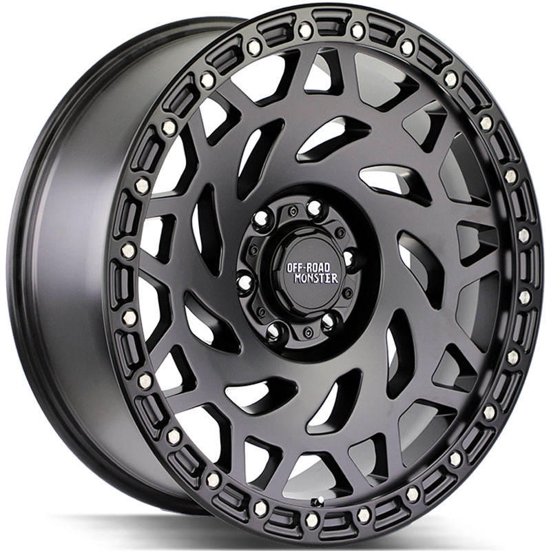 Off-Road Monster M50  Wheels Gloss Black w/ Black Ring