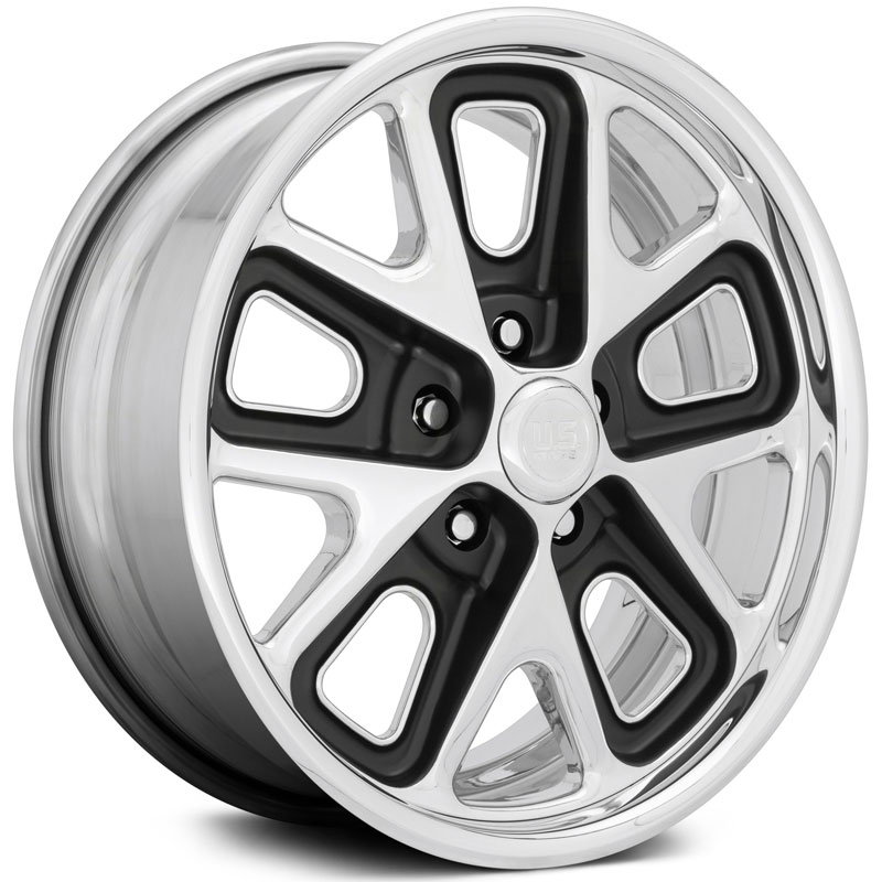 US Mags M-One US362  Wheels Polished w/ Matte Black Windows