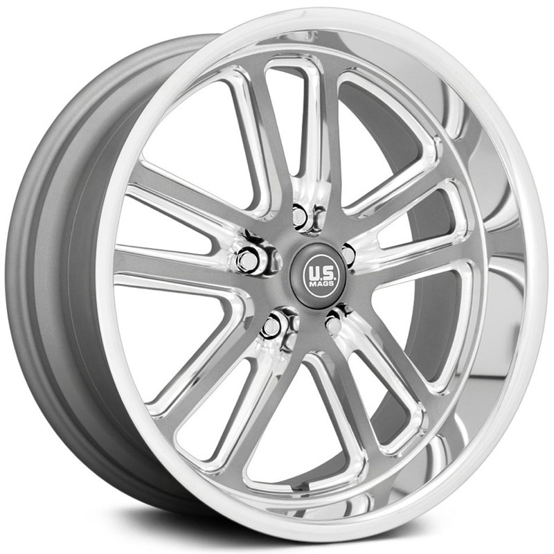 US Mags U130 Bullet  Wheels Matte Gunmetal Milled