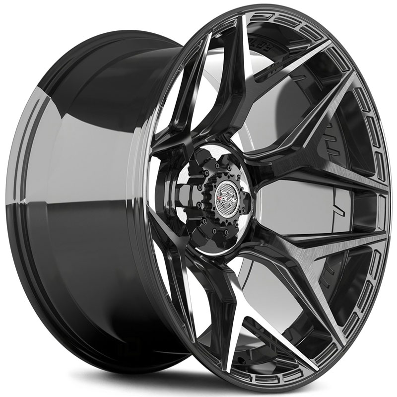 4Play 4P06  Wheels Brushed Black