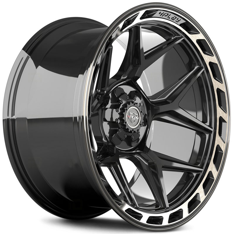 4Play 4P55  Wheels Brushed Black