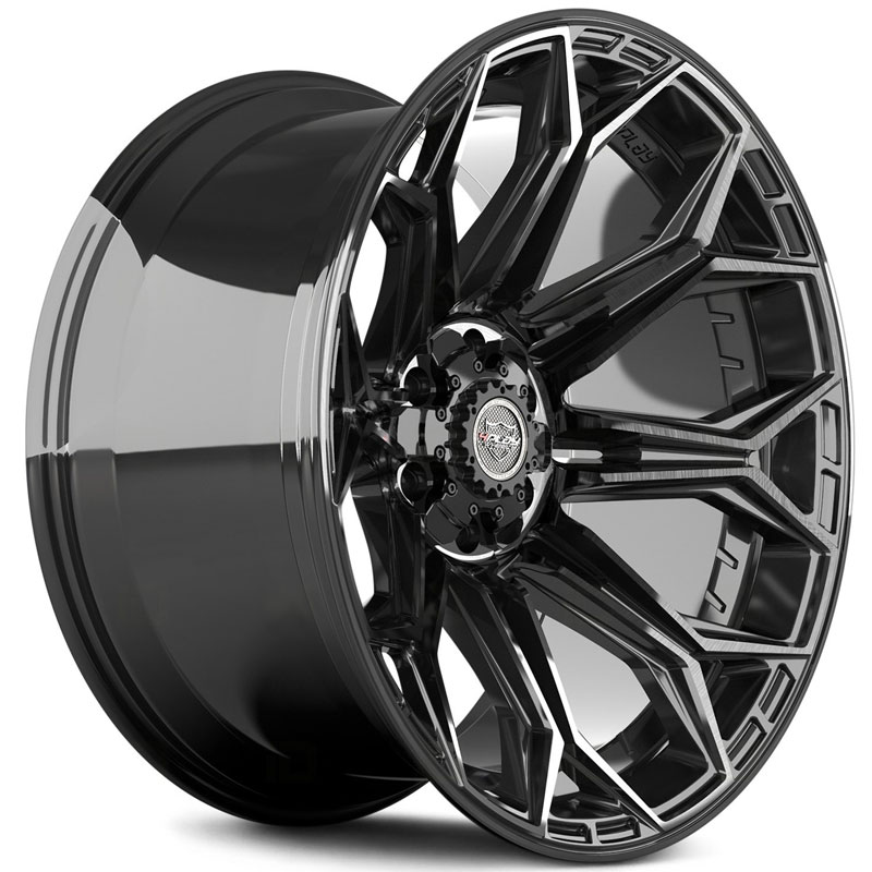 4Play 4P83  Wheels Brushed Black