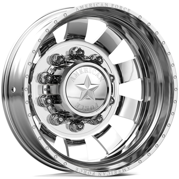 American Force Dually BOLT  Wheels Polished Rear