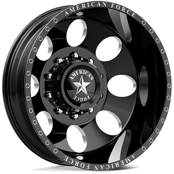 American Force Dually DB01 Radial  Wheels Black Rear