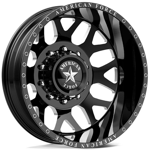 American Force Dually DB03 Payload  Wheels Black Rear