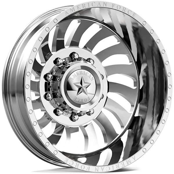 American Force Dually DB06 Wave  Wheels Polished Rear