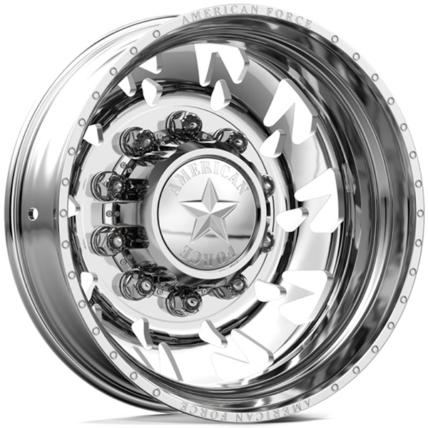 American Force Dually G14 Sideways  Wheels Polished Rear