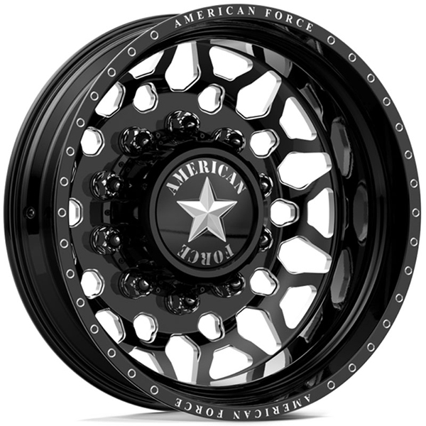 American Force Dually H03 Orion  Wheels Black Rear