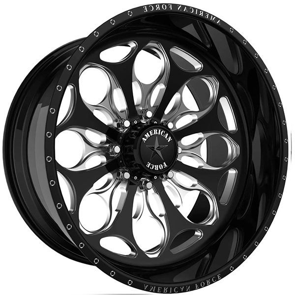 American Force Dually H13 Carnage  Wheels Black Rear