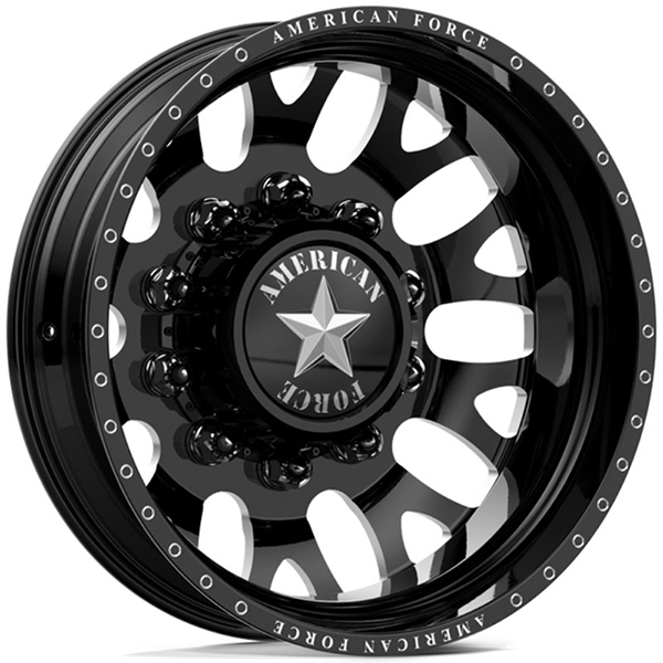 American Force Dually J01 Pulse  Wheels Black Rear