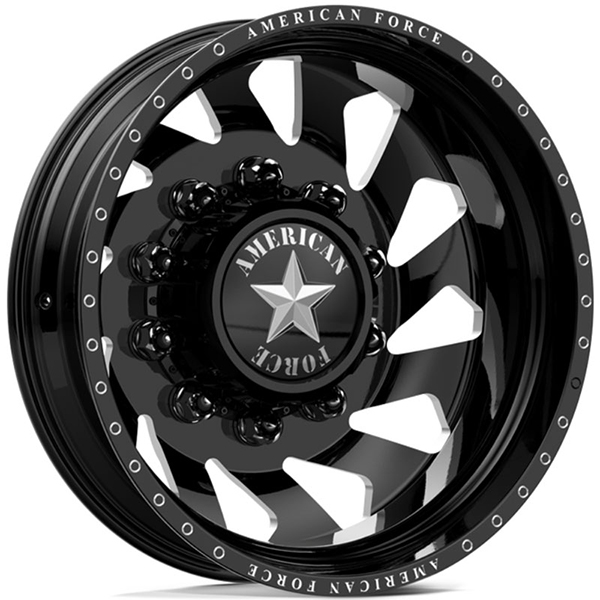 American Force Dually J02 Thunder  Wheels Black Rear