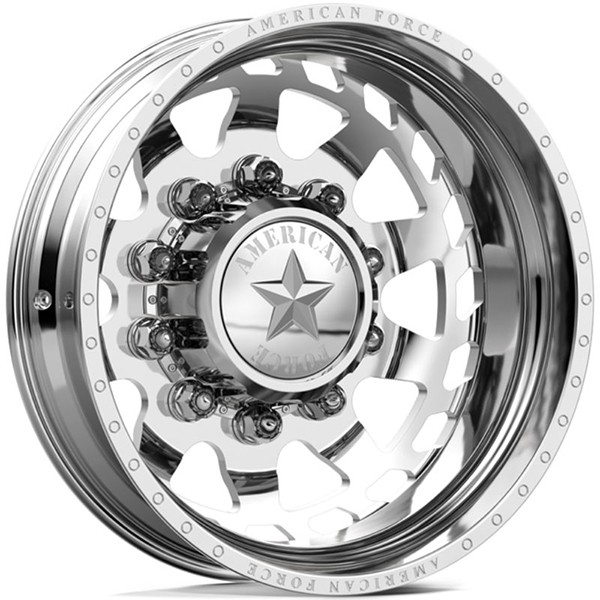 American Force Dually J04 Block  Wheels Polished Rear