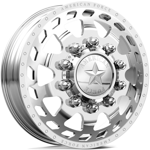 American Force Dually J04 Block  Wheels Polished