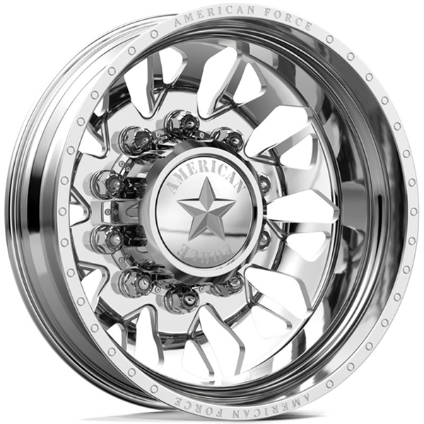 American Force Dually N10 Commander  Wheels Polished Rear