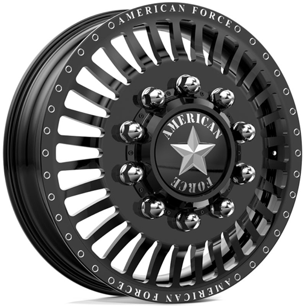 American Force Dually N11 Legion  Wheels Black Front