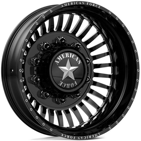 American Force Dually N11 Legion  Wheels Black Rear