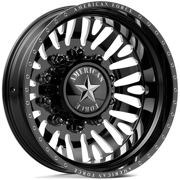 American Force Dually N12 Brawn  Wheels Black Rear