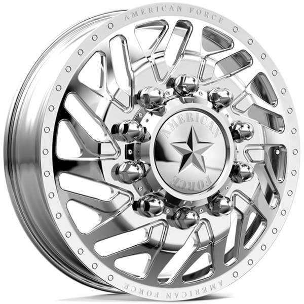 American Force Dually N13 Derange  Wheels Polished Front