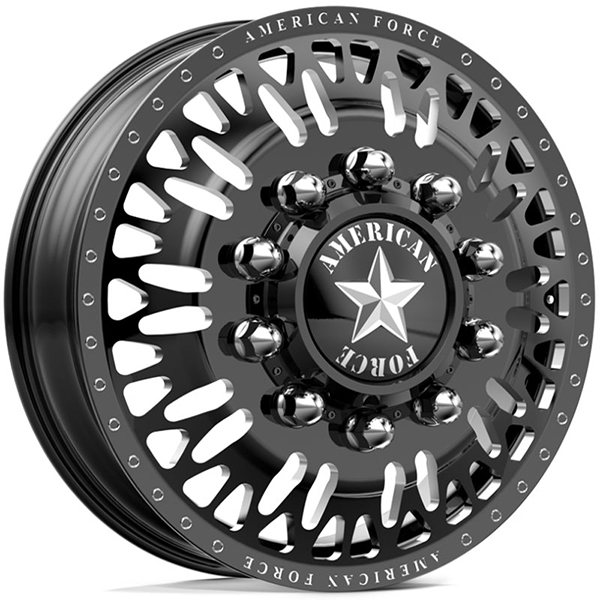 American Force Dually N16 Shove  Wheels Black Front