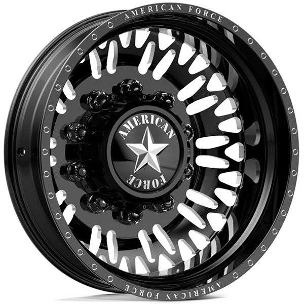 American Force Dually N16 Shove  Wheels Black Rear