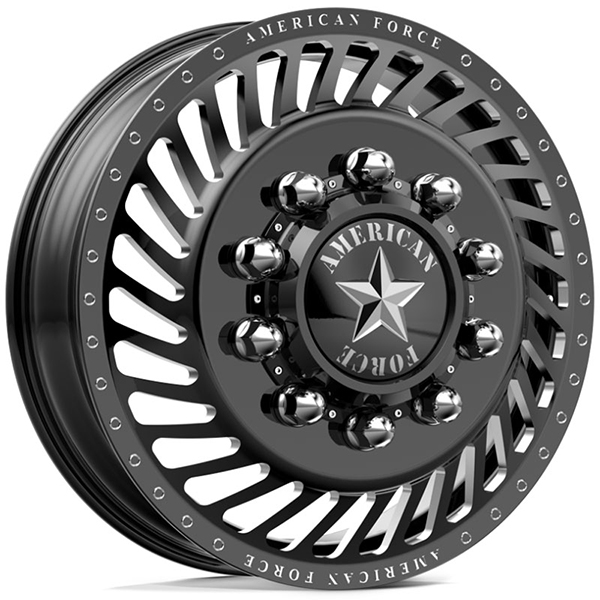 American Force Dually N17 Vader  Wheels Black Front