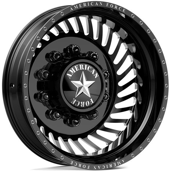 American Force Dually N17 Vader  Wheels Black Rear