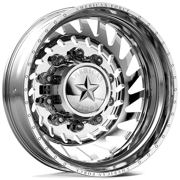 American Force Dually N18 Cutlass  Wheels Polished Rear