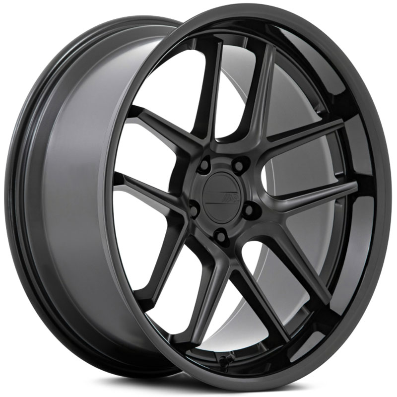 American Racing AR942 Bishop  Wheels Matte Black w/ Gloss Black Lip