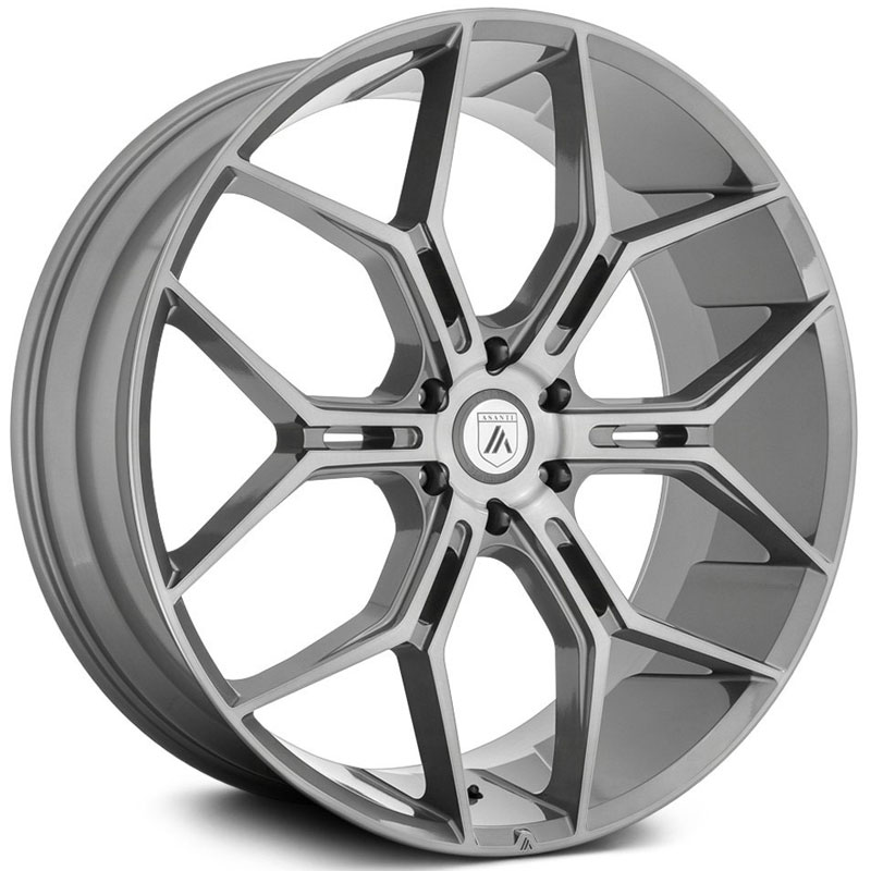 Asanti Black Label ABL-38 Monarch Truck  Wheels Titanium Brushed