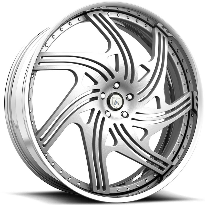 Asanti AF859 2PC  Wheels Brushed