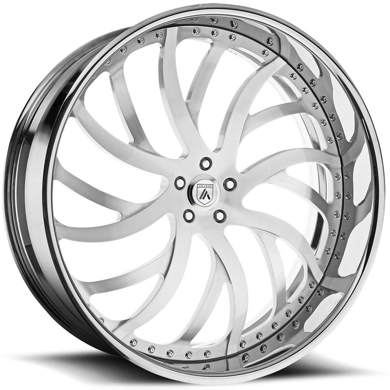 Asanti AF862 2PC  Wheels Brushed